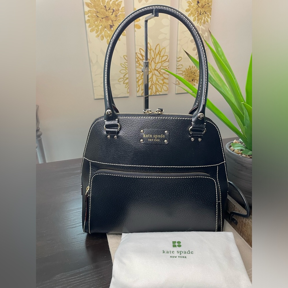 💯 authentic NWT Kate Spade Wellesley Leather Maeda Satchel with dust bag